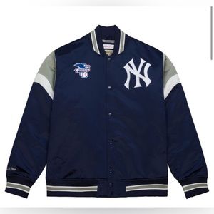 Mitchell & Ness New York Yankees Heavyweight Satin Jacket - MLB - Men's M - New